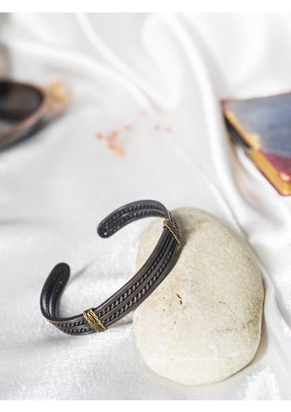 Bakır Bileklik Avena Oksit Renk