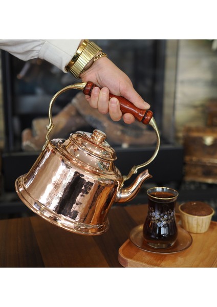 Bakır Demlik Maraş Model Bakır Renk indirimleri