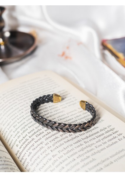 Bakır Bileklik Daphne Oksit Renk