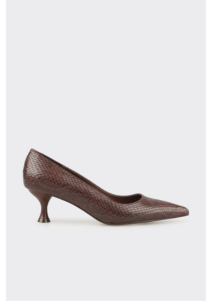 Kahve Kadın Stiletto