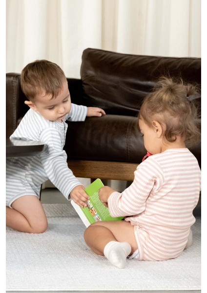 Ayarlanabilir Çıtçıtlı Modal Bebek Body Uzun Kollu Mavi Zıbın fırsatları