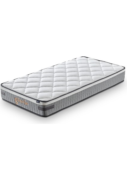 Gisele Tek Kişilik Sandıklı Baza + Full Ortopedik Antibakteriyel Pedli Yatak + Başlık 3 lü Set fırsatları