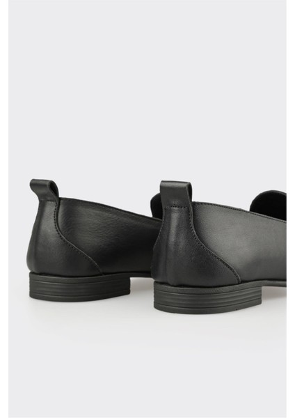 Siyah Deri Kadın Loafer indirimleri
