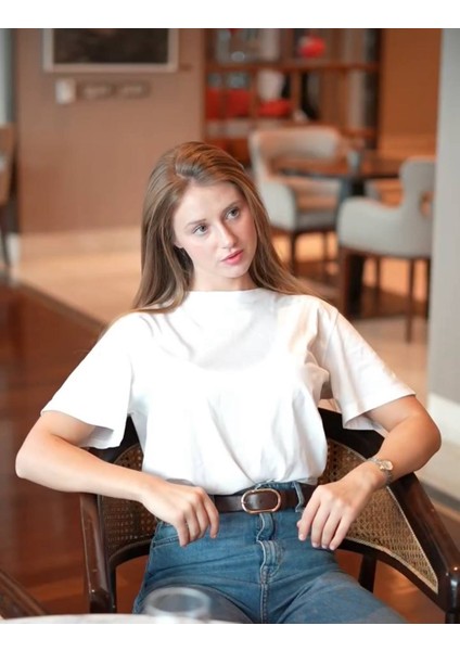 Kahverengi Hakiki Deri Kadın Kemer – Klasik Pantolon MODELI-100% Gerçek Deri