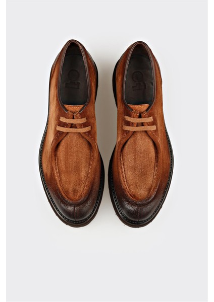 Taba Deri Erkek Günlük Ayakkabı fırsatları