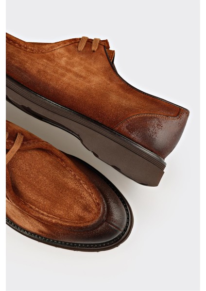 Taba Deri Erkek Günlük Ayakkabı indirimleri