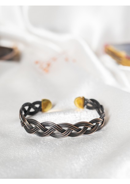 Bakır Bileklik Freesia Oksit Renk