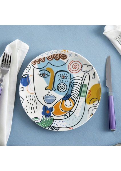 Feliz 6 Parça Porselen Pasta Seti 19 cm fiyatları