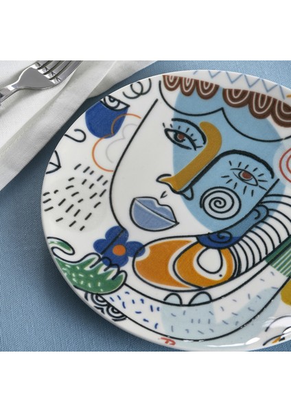 Feliz 6 Parça Porselen Pasta Seti 19 cm indirimleri