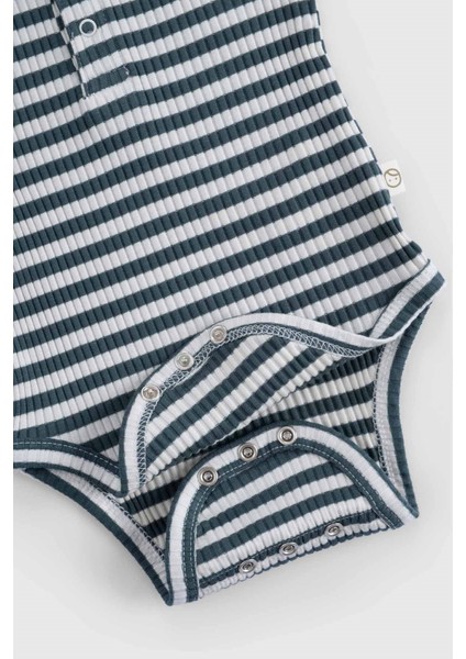 Ayarlanabilir Çıtçıtlı Modal Bebek Body Uzun Kollu Yeşil Zıbın fırsatları