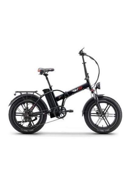 Neron-M Premium 750 W Katlanabilir Elektrikli Bisiklet Siyah