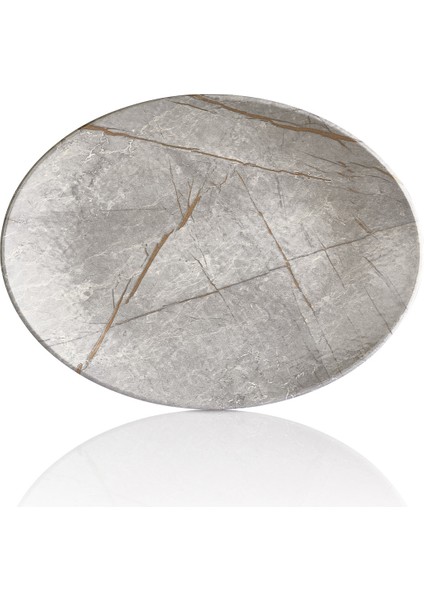 11839.CW.SHR - Tilda Sahara Oval Tabak 39X29 Cm, Thermoset Melamin