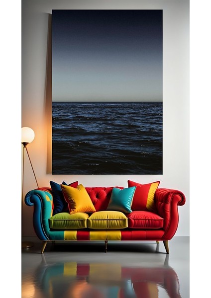 Okyanus Uçsuz Bucaksız V1 Ev Duvar Salon Güzellik Salonu Ofis Dükkan Dekarasyon Kanvas Tablo