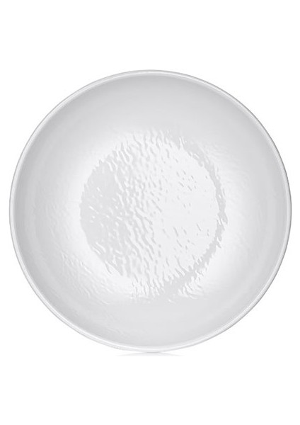 11623.CW - Tilda 6'lı Krem Beyaz Yuvarlak Çukur Tabak Seti 23 Cm, Thermoset Melamin