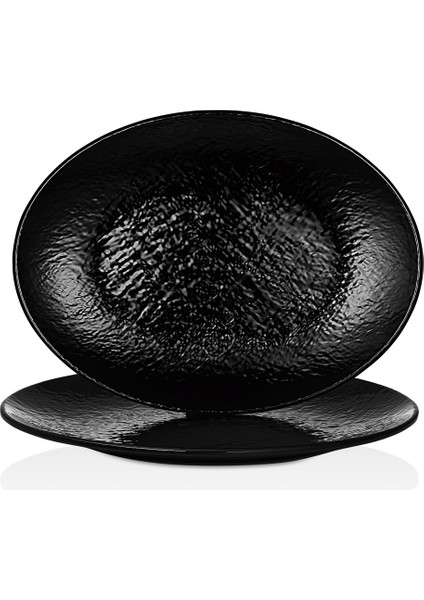 11839.BL - Tilda Siyah Oval Tabak 39X29 Cm, Thermoset Melamin fiyatları