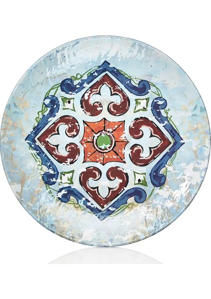 11940.CW.HAV - Tilda Havana Yuvarlak Tabak 40 Cm, Thermoset Melamin