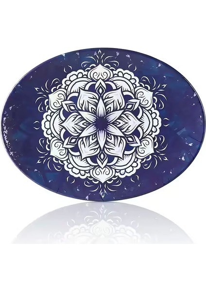 11849.CW.LAR - Tilda Larissa Oval Tabak 49X36,5 Cm, Thermoset Melamin