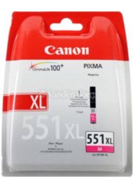 CLI-551XL M Magenta Kırmızı Yüksek Kapasiteli Mürekkep Kartuş IP7250 MX925