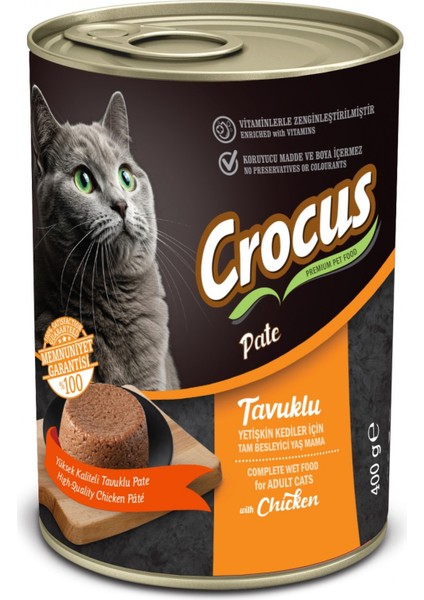 Yetişkin Kedi Tavuklu Pate Yaş Mama 400G