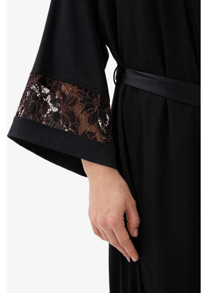 Kadın Sabahlık 51900 - Siyah fırsatları