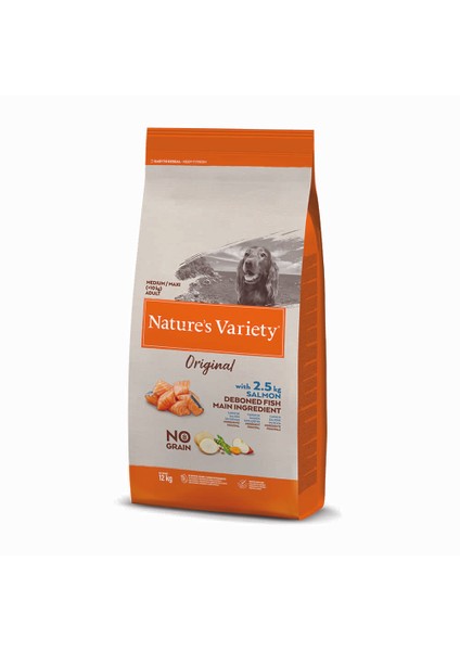 N.v. Dog No Graın Medıum/maxı Adult Salmon 12kg