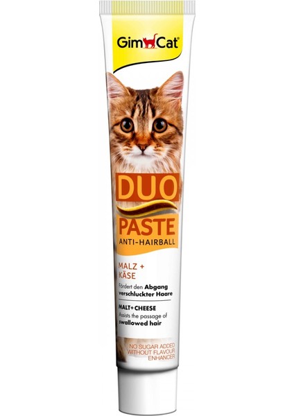 Anti-Hairball Duo Paste Peynir+Malt 50gr