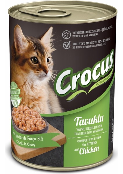 Yavru Kedi Tavuklu Yaş Mama 400g