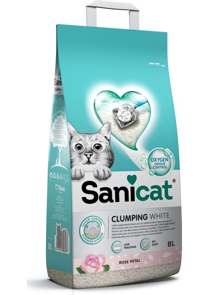 Clumping White Rose Kedi Kumu 8lt