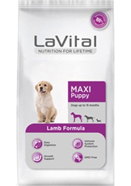 Büyük Irk Kuzu Etli Yavru Köpek Maması 15 kg