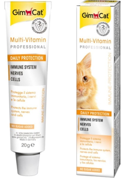 Kedi Multivitamin 12 Vitamin İçeren Enerji Verici 20 Gr Şeker İlavesiz