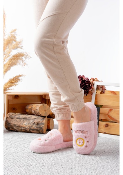 Peluş Gece Gündüz Kadın Ev Terliği Peluş Ev Terliği Misafir Terliği Bohça Terliği modelleri