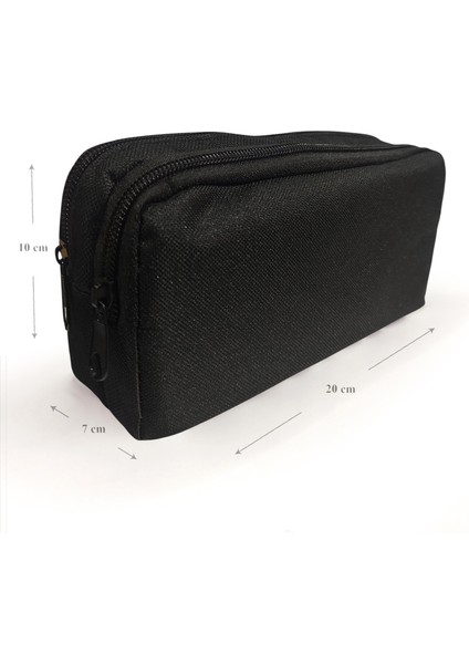 Siyah Kalem Kutusu ( Iki Bölmeli ) Çift Gözlü Kalemlik fırsatları