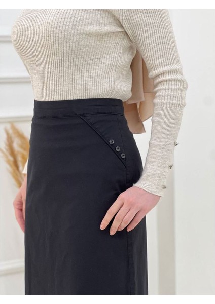 Kumaş Kalem Etek Siyah fırsatları