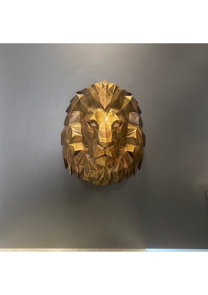 Kübik Aslan Duvar Dekoru modelleri