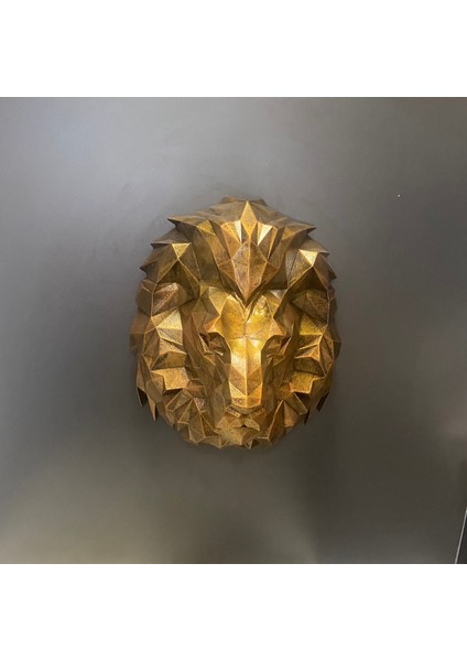 Kübik Aslan Duvar Dekoru indirimleri