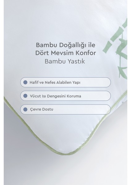 Bambu Yastık 2 Adet