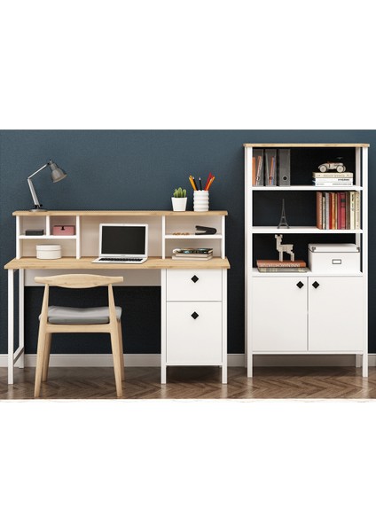 Remy Çalışma Masası + Kitaplık fiyatları