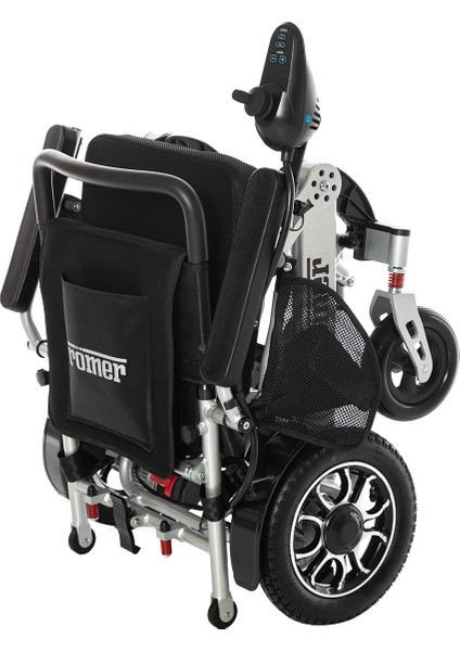 Akülü Tekerlekli Sandalye | Ultra Hafif Lityum Batarya, Alüminyum Şase ve Geniş Oturum R110