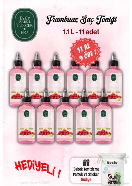 11 Al 9 Öde Sirke Frambuaz Tonik 100 ml ve Rosie