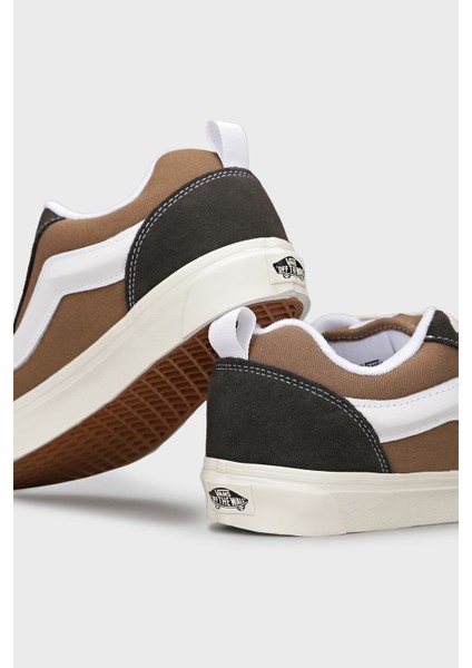 Knu Skool Deri Logolu Sneaker Ayakkabı Unisex Ayakkabı VN000D22BW21