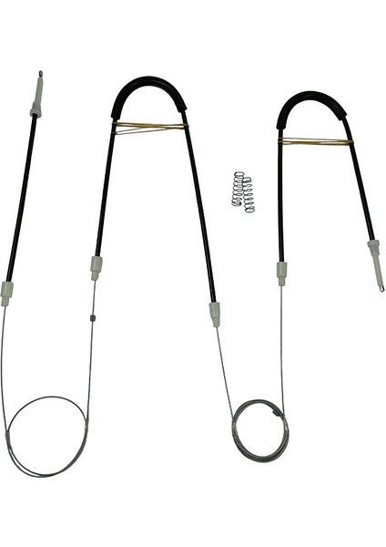 Audi A4, B5 Için Cam Kriko Teli - Ön Sağ,sol