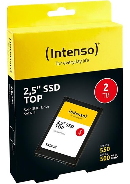 2TB SSD SATA 2 500 MB/s Okuma Hızı