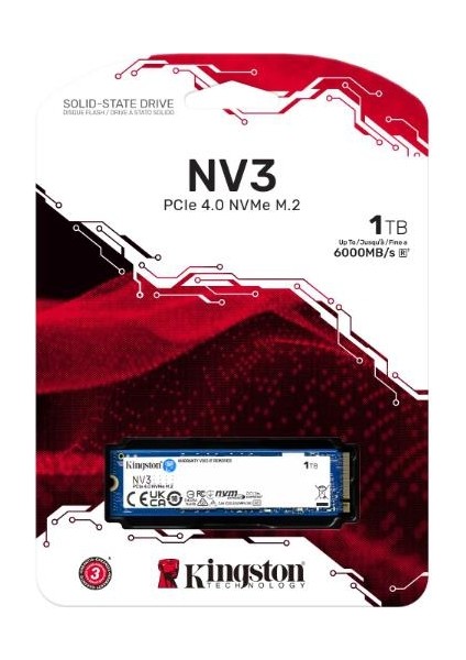 1TB NV3 M.2 2280 NVMe SSD | PCIe 4.0 Gen 4x4 | Up to 6000 MB-s | SNV3S-1000G indirimleri