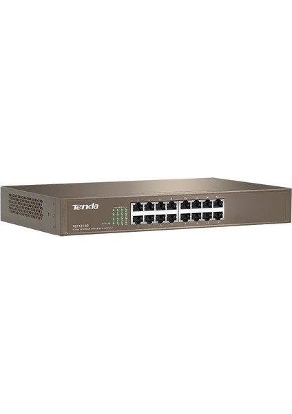 TEF1016D 16 Port 10-100 Mbps Switch Çelik Kasa Rack Mount