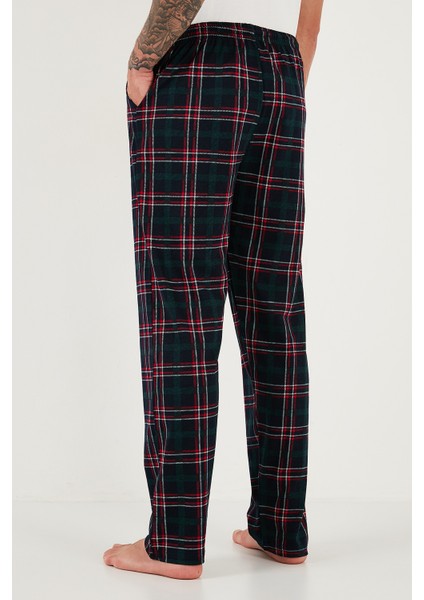 Pamuklu Regular Fit Normal Bel Düz Paça Cepli Pijama Altı Erkek Pijama Altı 6574003