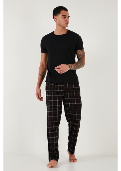 Pamuklu Regular Fit Normal Bel Düz Paça Cepli Pijama Altı Erkek Pijama Altı 6574003 indirimleri