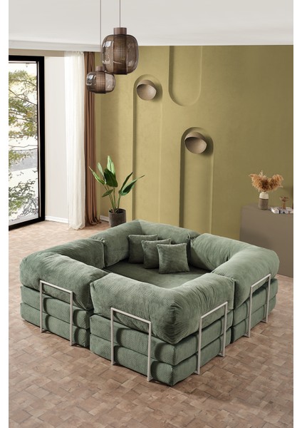 Legom Avanos Aktivite Koltuğu Yatak Olabilen Çok Amaçlı Kanepe Koltuk Takımı Yeşil modelleri