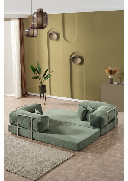Legom Avanos Aktivite Koltuğu Yatak Olabilen Çok Amaçlı Kanepe Koltuk Takımı Yeşil fırsatları
