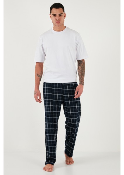 Pamuklu Regular Fit Normal Bel Düz Paça Cepli Pijama Altı Erkek Pijama Altı 6574003 indirimleri