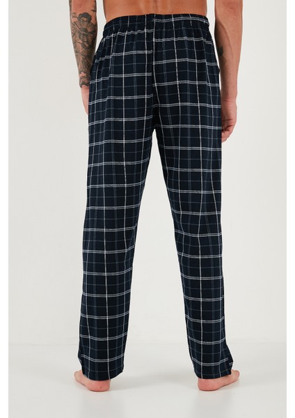 Pamuklu Regular Fit Normal Bel Düz Paça Cepli Pijama Altı Erkek Pijama Altı 6574003